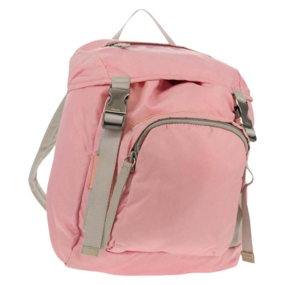 Prada Nylon Backpack Pink